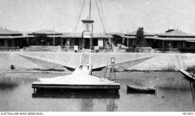 Suez canal, signal station, 1919