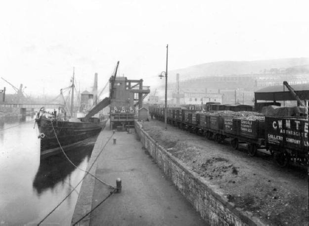 Swansea Docks, um 1890